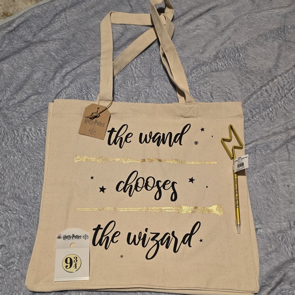 Harry Potter tote, pen and pin - Warner Bros. Studio Tour Tokyo